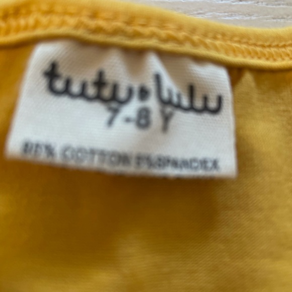 TuTu & Lulu, lace and ruffled Dress @ matching pants in Sz 7-8 - Picture 7 of 9